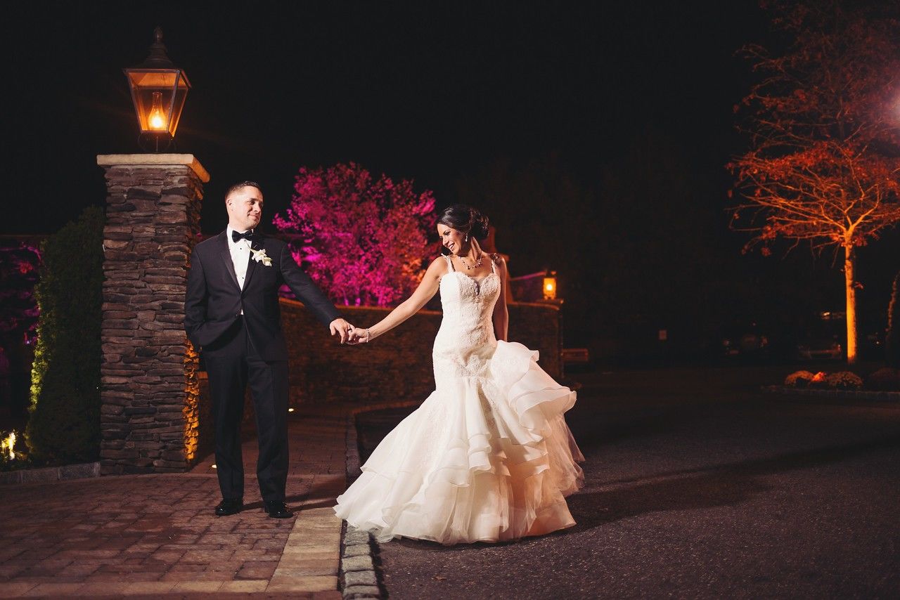 Wedding Couple outside Somerly